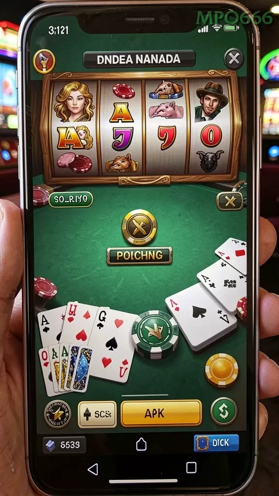 Cuplikan layar KA789 — menu navigasi
